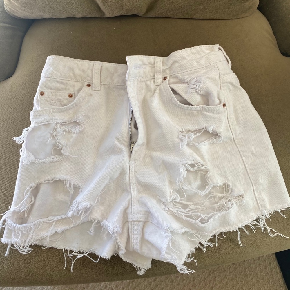 Denim shorts